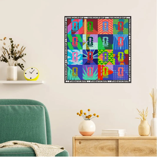 World Cup 2026 Host Cities Mosaic, FIFA Jigsaw Puzzle