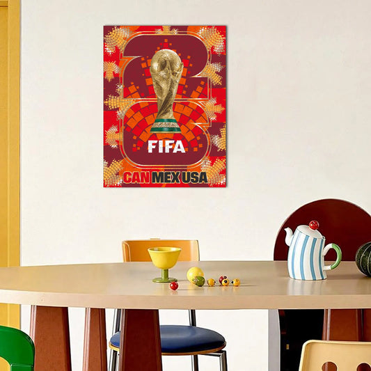 World Cup 2026 Host Country Logo Canada, FIFA Jigsaw Puzzle