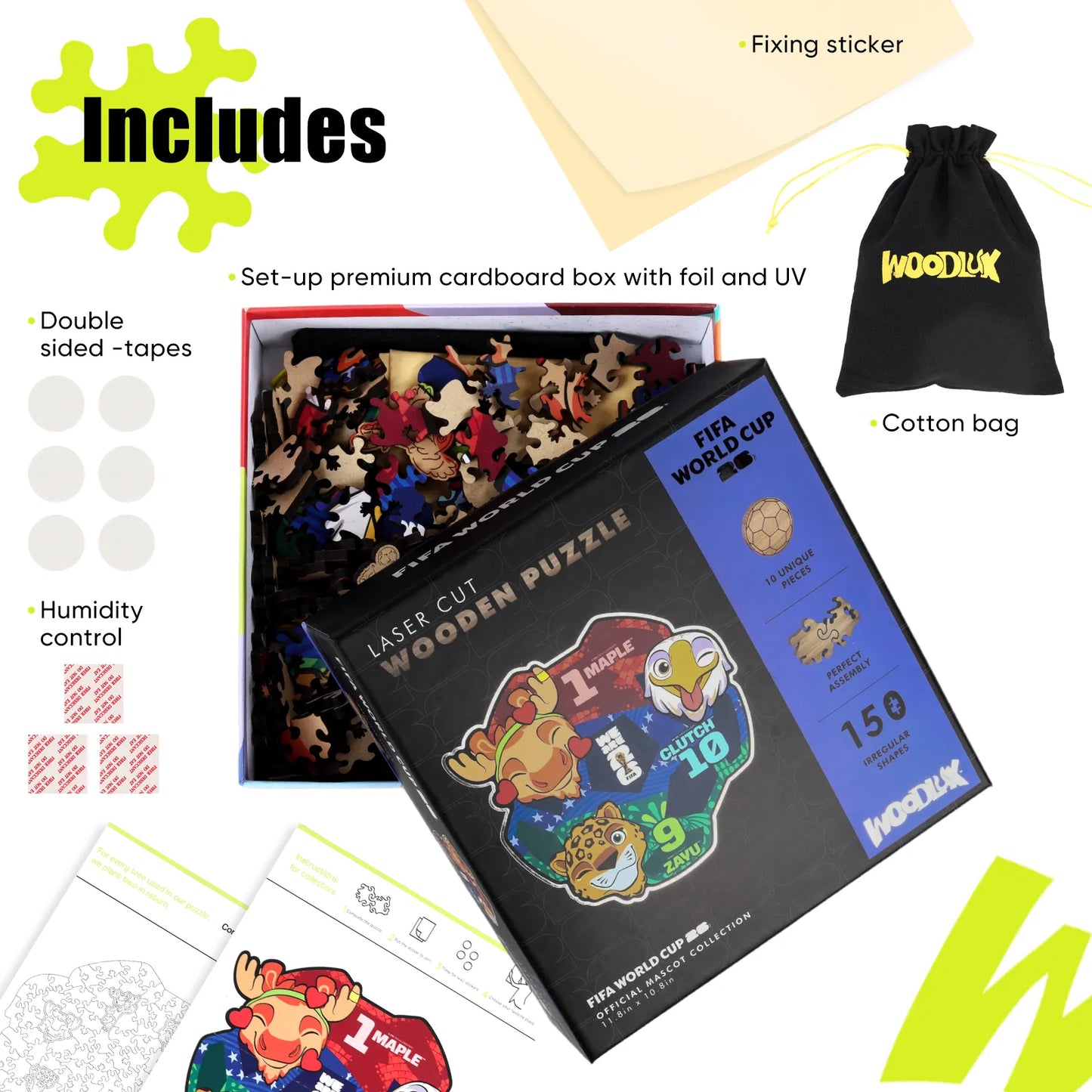 World Cup 2026 Trio of Mascots, FIFA Jigsaw Puzzle