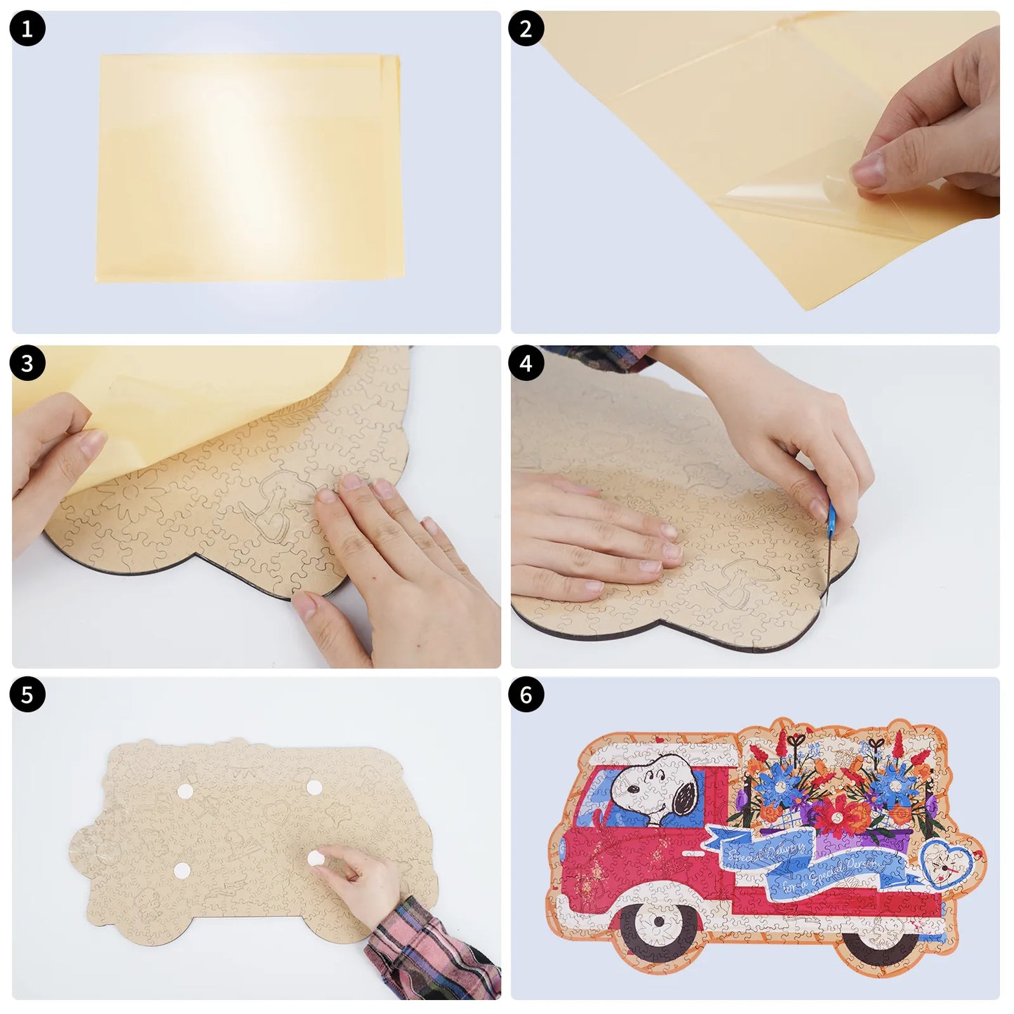 Blooms on Wheels, Snoopy Jigsaw Puzzles