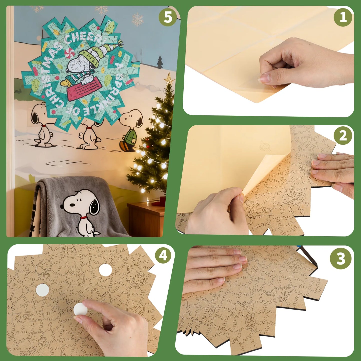 Christmas Cheer, Snoopy Jigsaw Puzzles