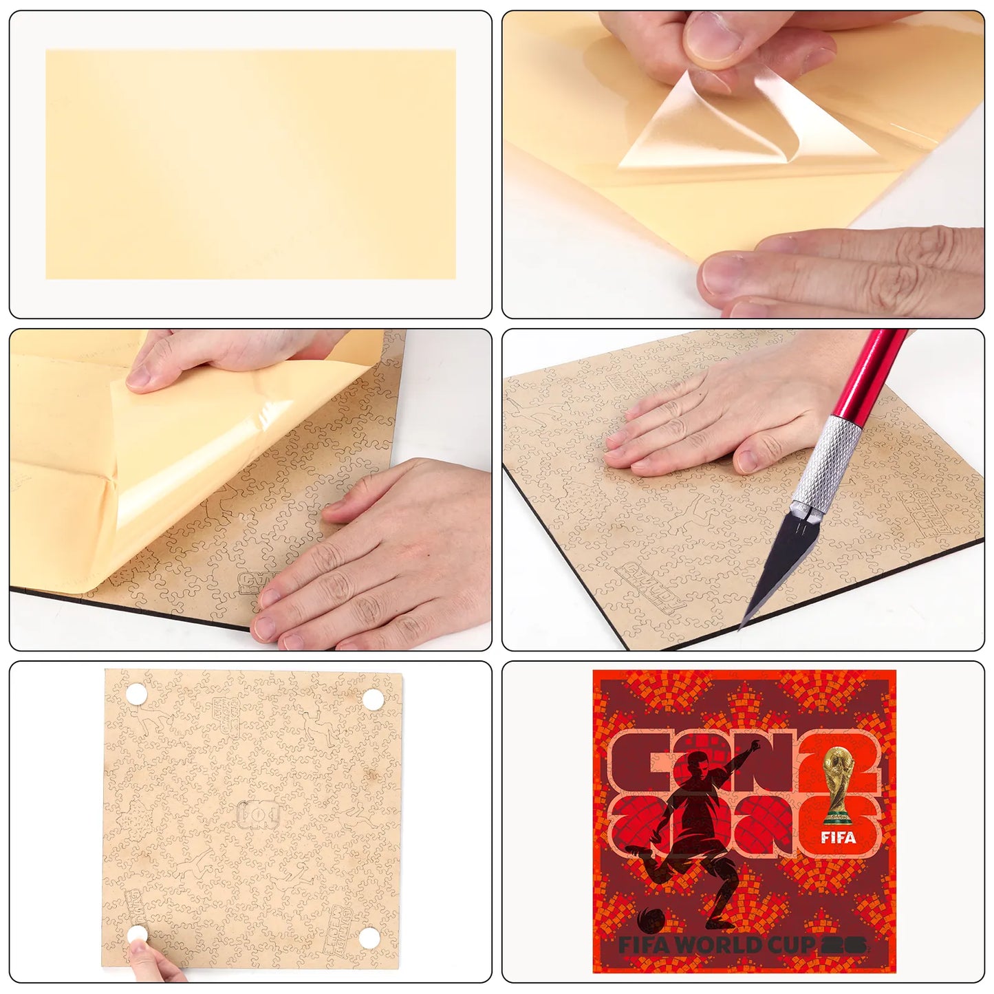 World Cup 2026 Host Country Poster Canada, FIFA Jigsaw Puzzle