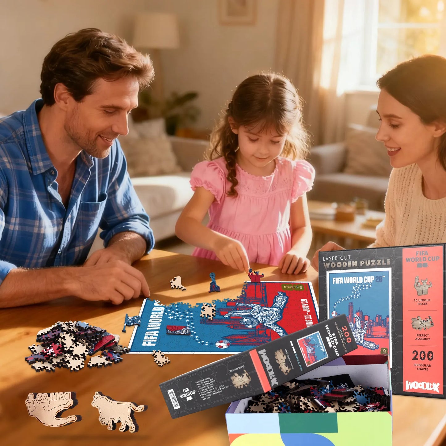 World Cup 2026 Dallas Poster, FIFA Jigsaw Puzzle