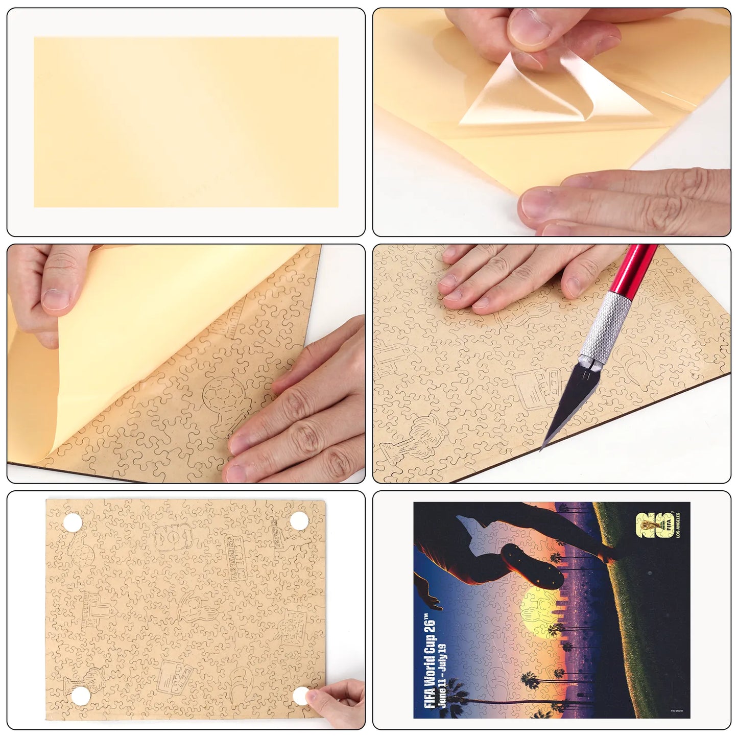 World Cup 2026 Los Angeles Poster, FIFA Jigsaw Puzzle