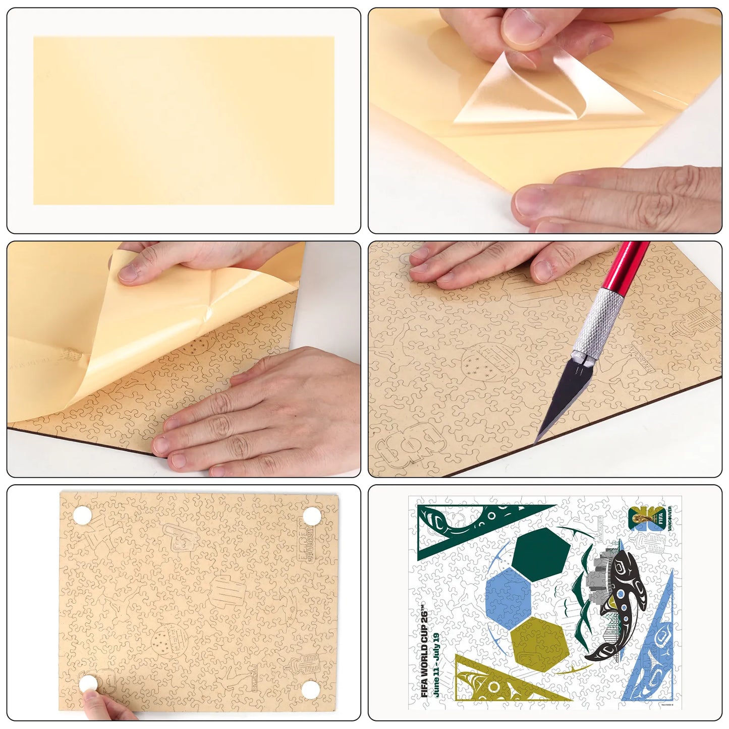 World Cup 2026 Vancouver Poster, FIFA Jigsaw Puzzle