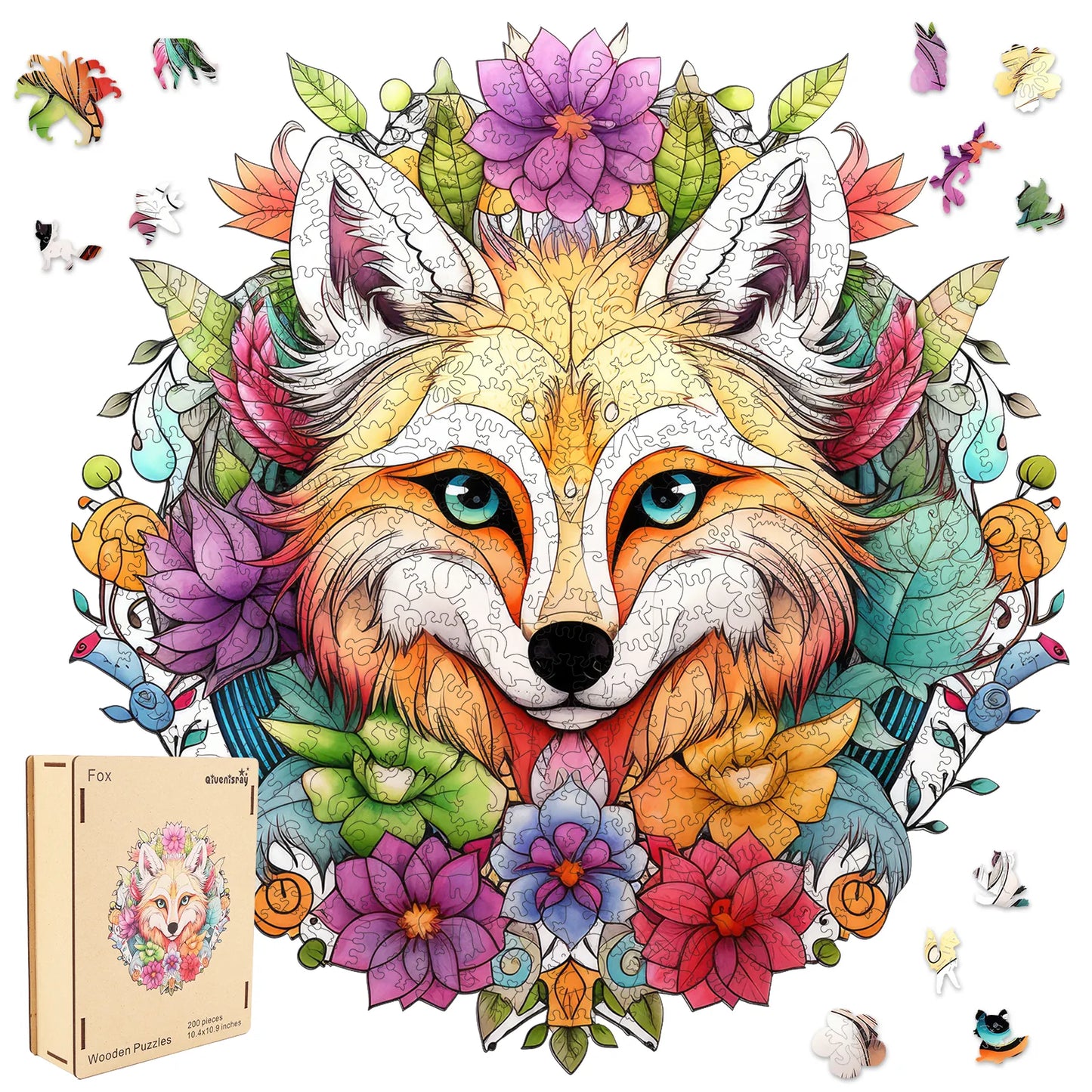 Fox, Wooden Jigsaw Puzzles