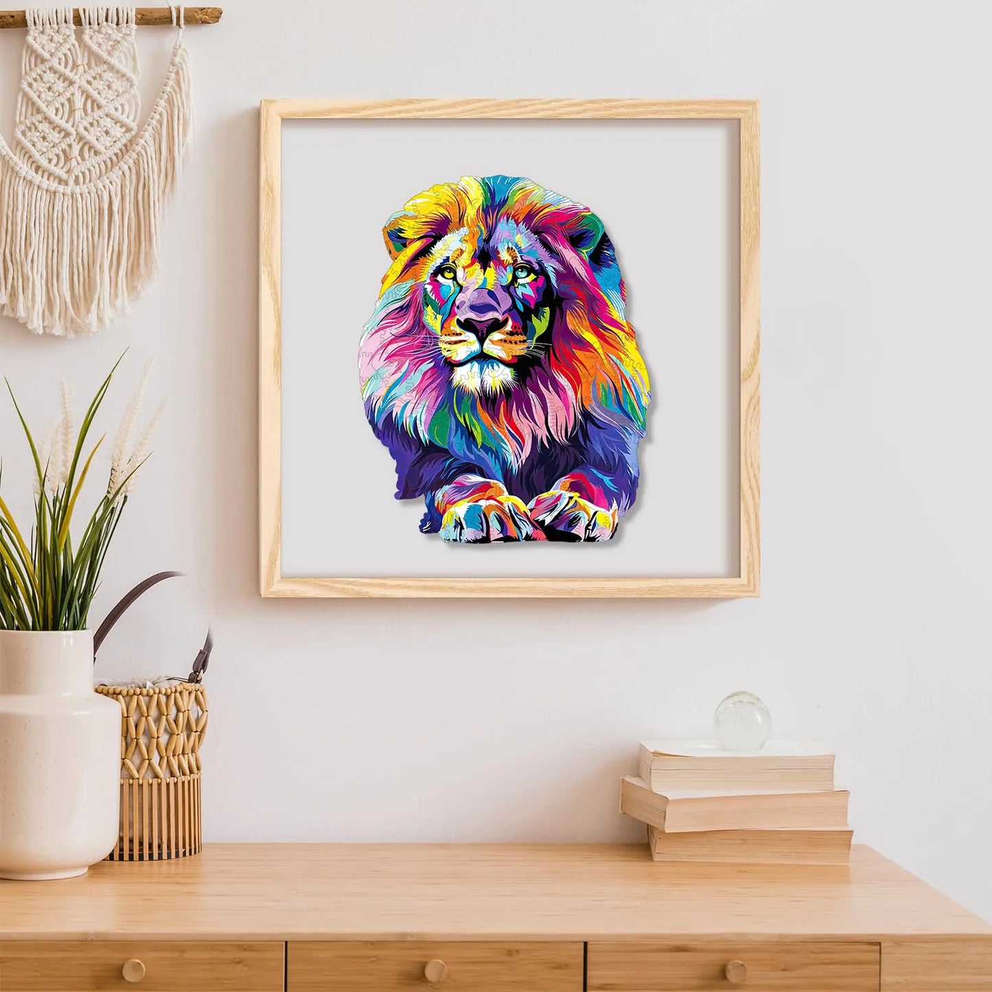 Lion A, Wooden Jigsaw Puzzles