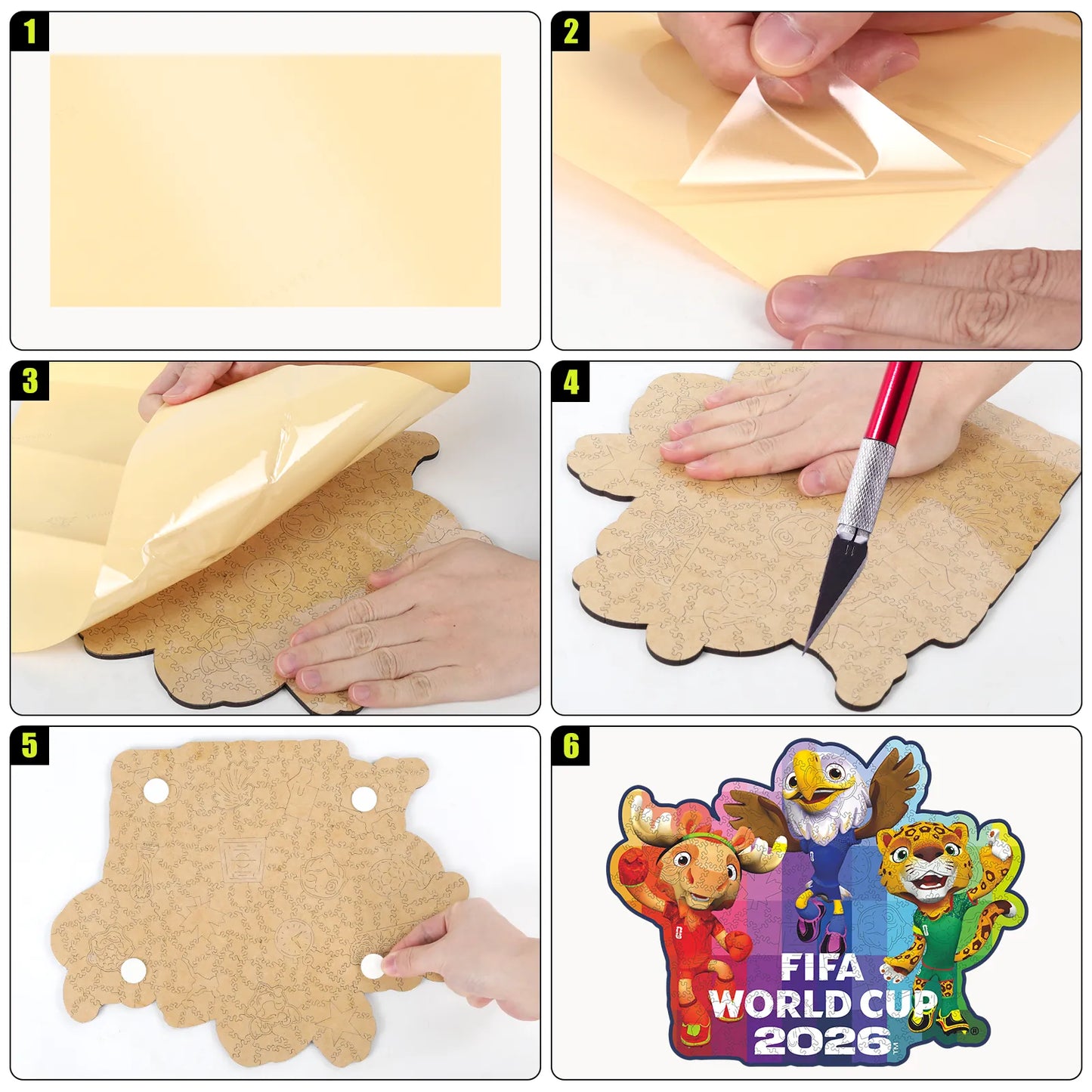 FIFA World Cup 2026 Wooden Jigsaw Puzzle | 200 Pieces, Time To Shine