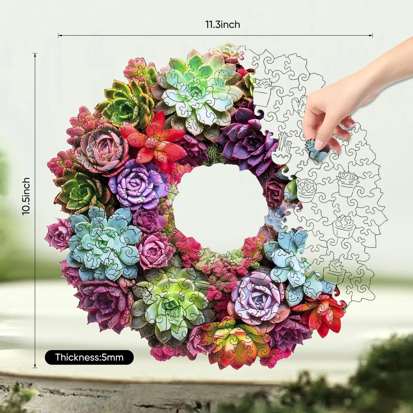 Succulent Garland