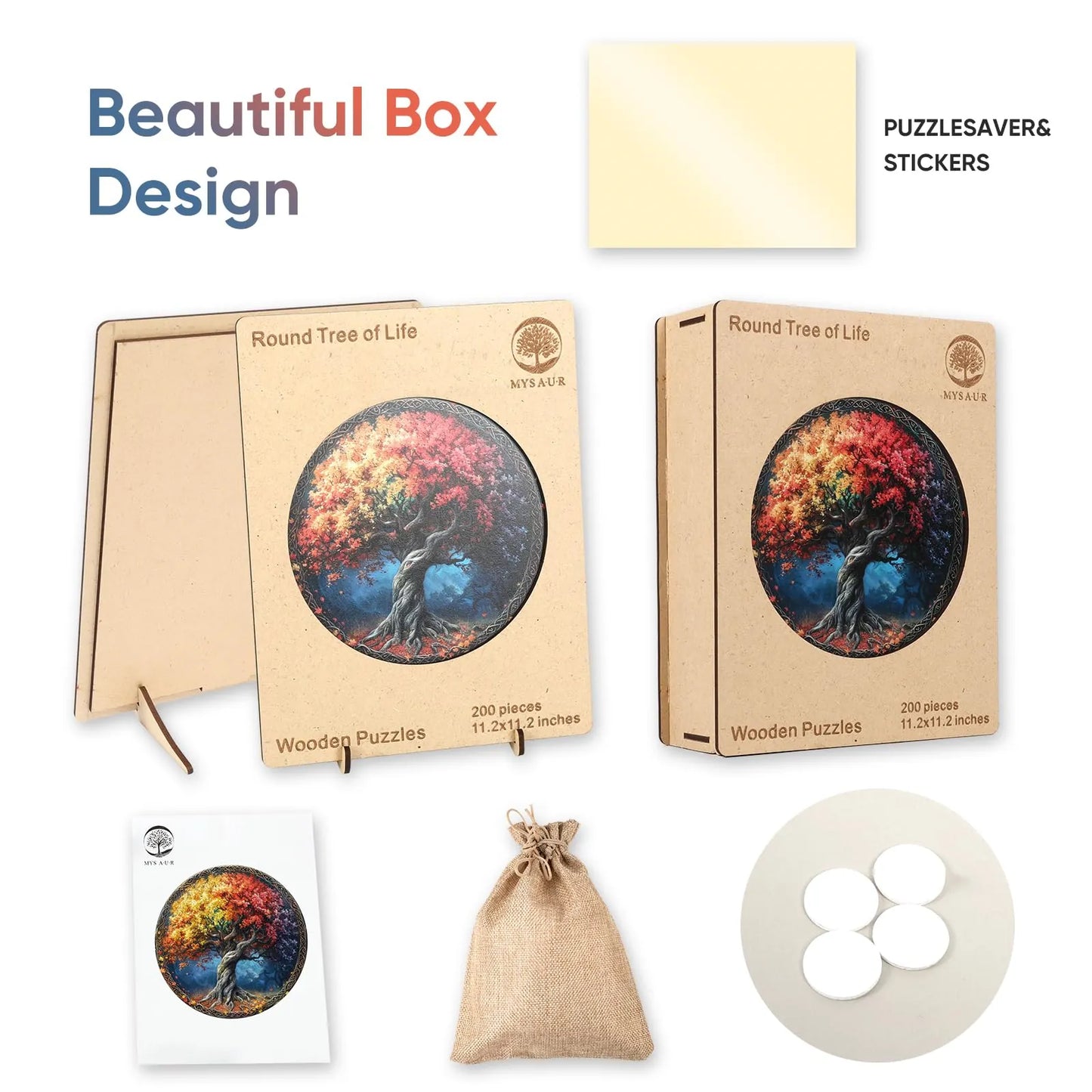 Tree of Life A, Wooden Jigsaw Puzzles