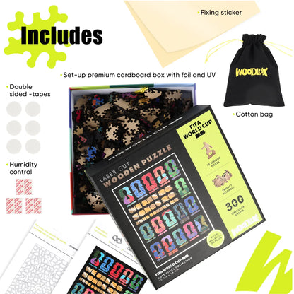 World Cup 2026 Host Cities Emblems, FIFA Jigsaw Puzzle