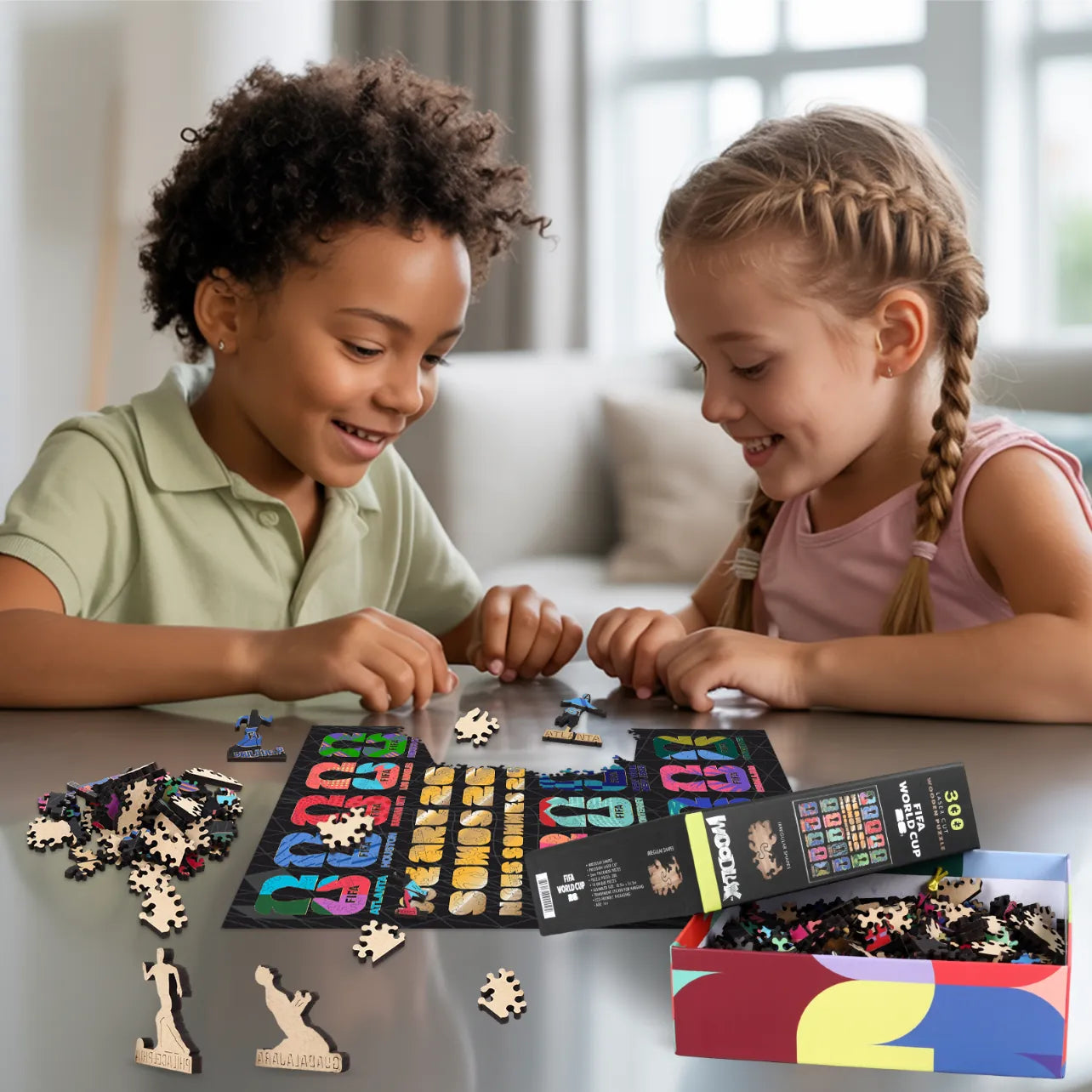 World Cup 2026 Host Cities Emblems, FIFA Jigsaw Puzzle