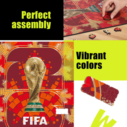 World Cup 2026 Host Country Logo Canada, FIFA Jigsaw Puzzle