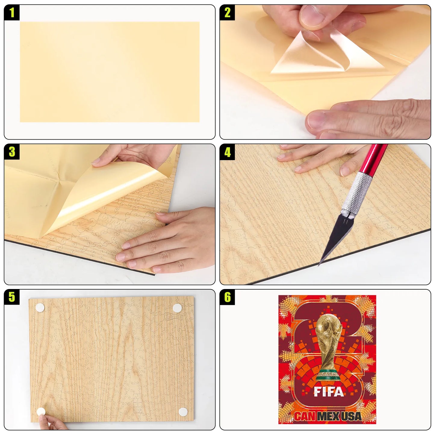 World Cup 2026 Host Country Logo Canada, FIFA Jigsaw Puzzle