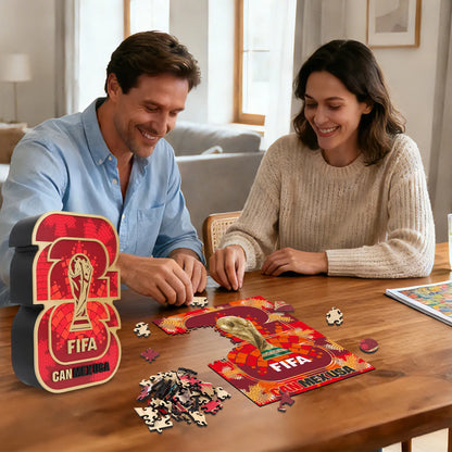 World Cup 2026 Host Country Logo Canada, FIFA Jigsaw Puzzle