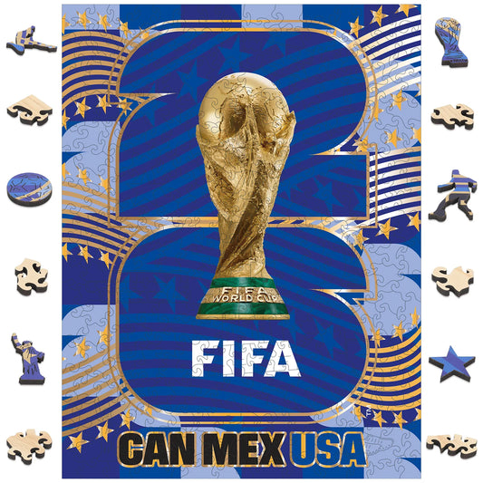 World Cup 2026 Host Country Logo USA , FIFA Jigsaw Puzzle