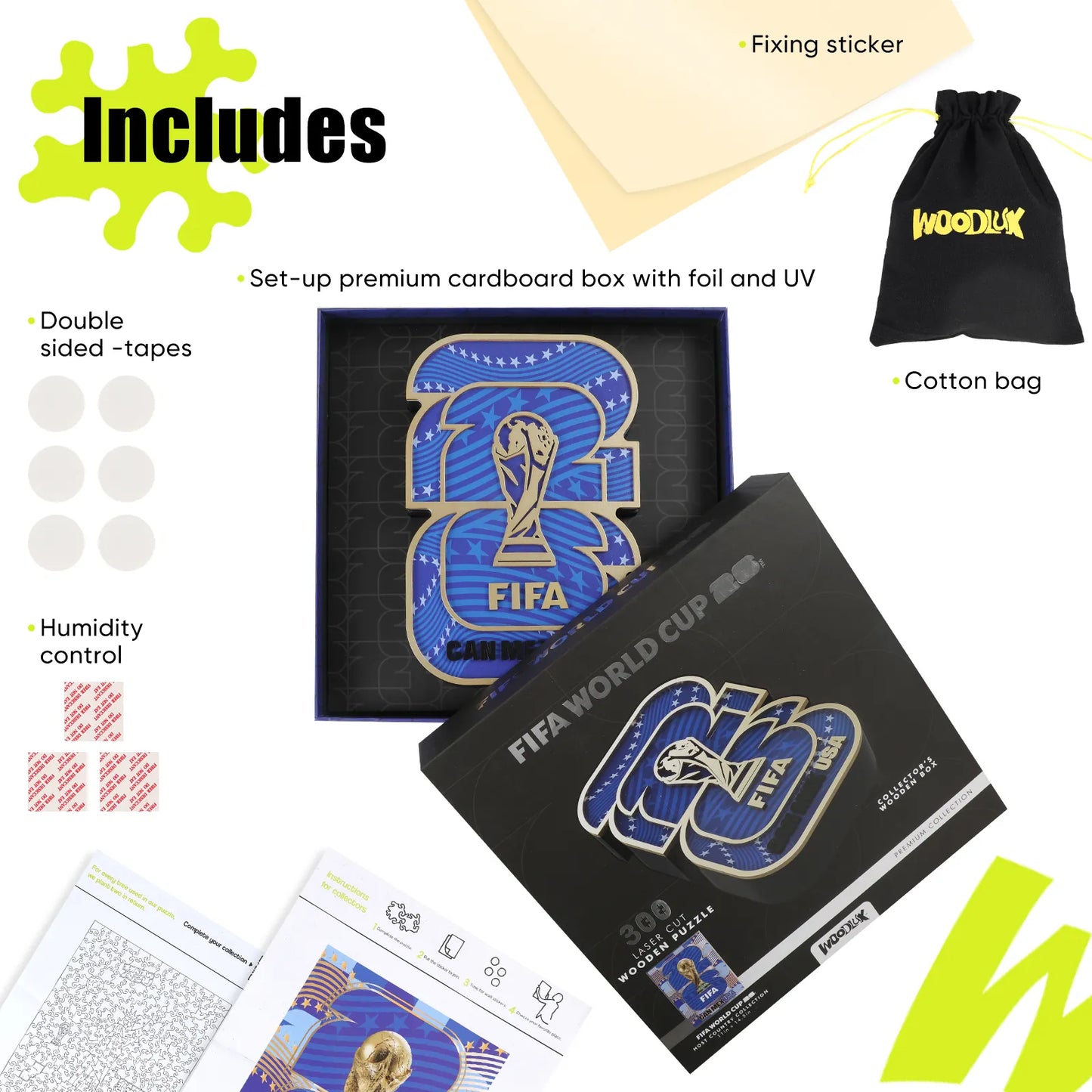 World Cup 2026 Host Country Logo USA , FIFA Jigsaw Puzzle