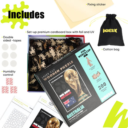 World Cup 2026 Trophy Poster Australia, FIFA Jigsaw Puzzle
