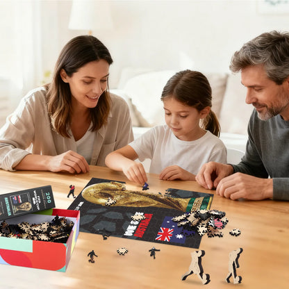 World Cup 2026 Trophy Poster Australia, FIFA Jigsaw Puzzle