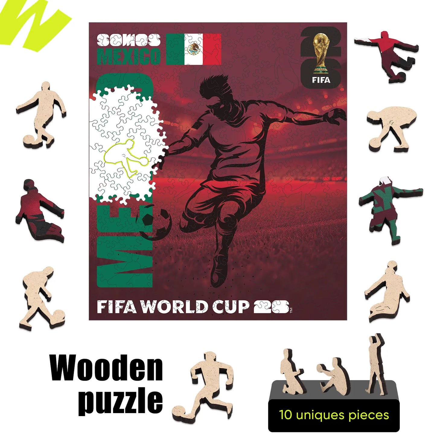 World Cup 2026 We Are Mexico Poster, FIFA Jigsaw Puzzle