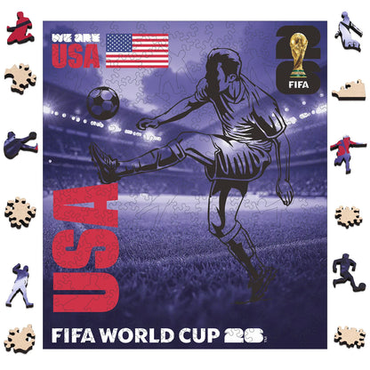 World Cup 2026 We Are USA Poster, FIFA Jigsaw Puzzle