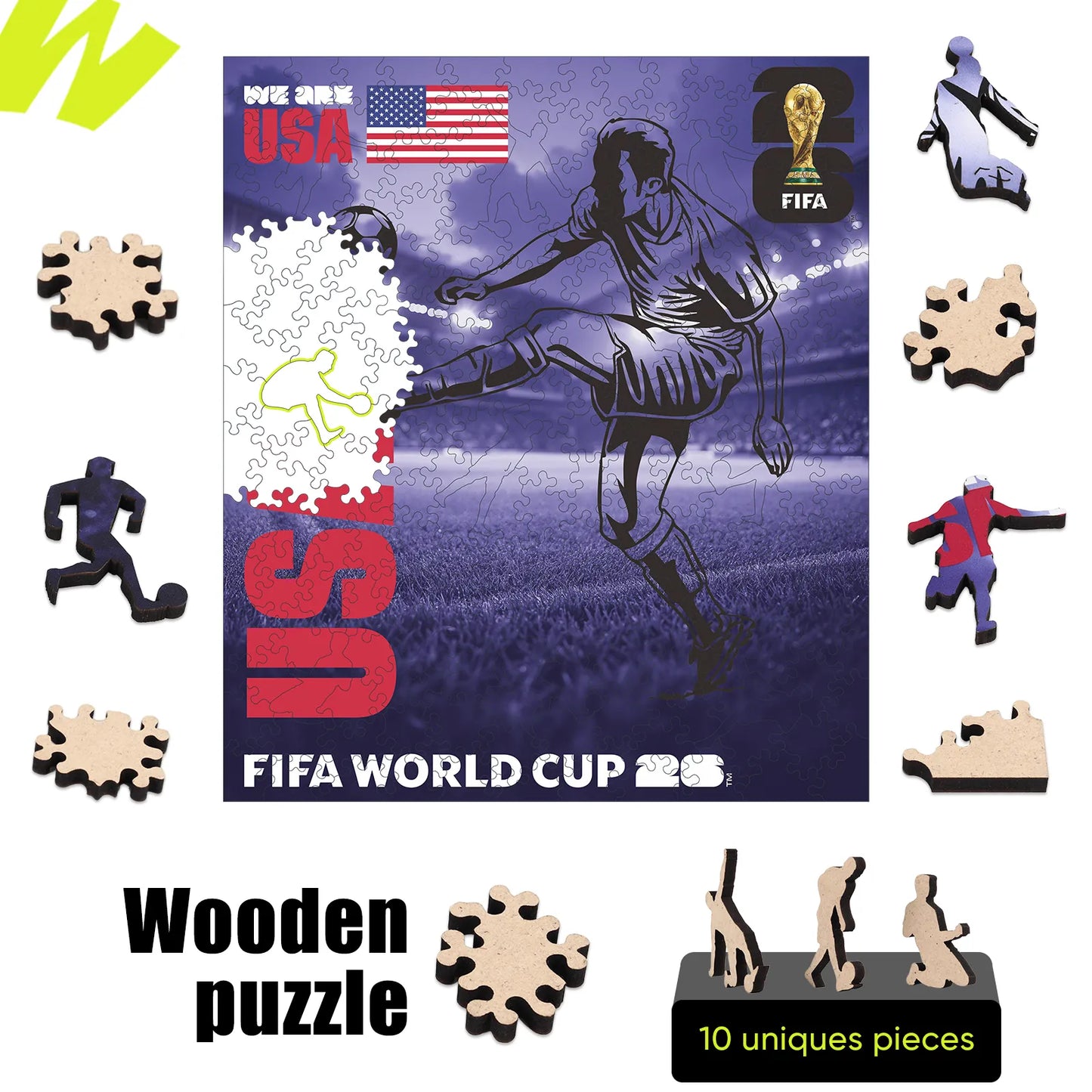 World Cup 2026 We Are USA Poster, FIFA Jigsaw Puzzle