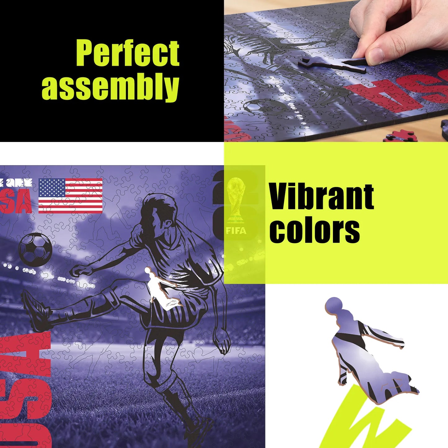 World Cup 2026 We Are USA Poster, FIFA Jigsaw Puzzle