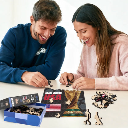 World Cup 2026 Trophy Poster USA, FIFA Jigsaw Puzzle