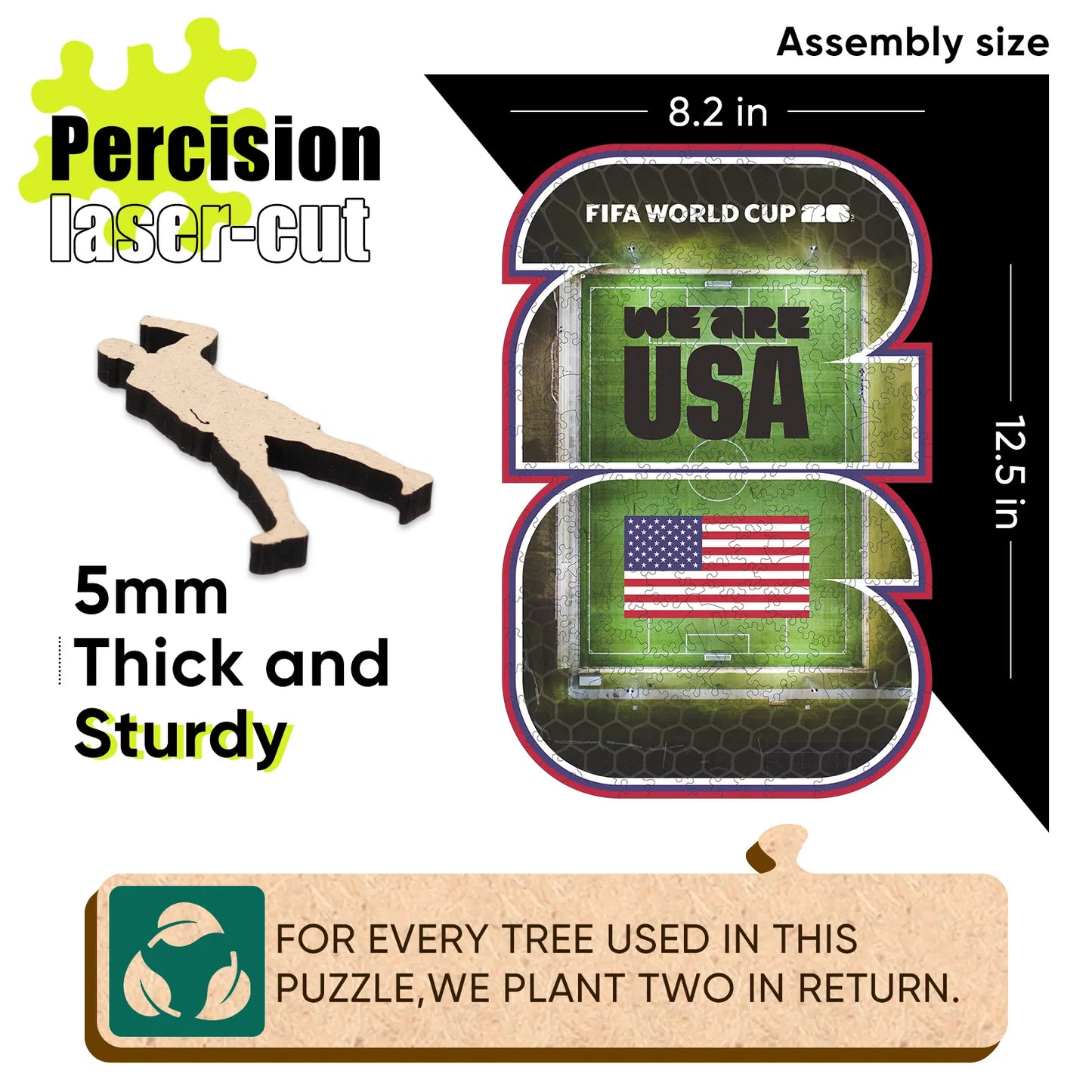 World Cup 2026 National Pride Field USA, FIFA Jigsaw Puzzle