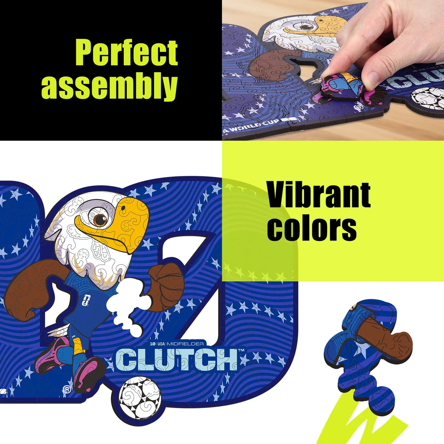World Cup 2026 Clutch the Bald Eagle, FIFA Jigsaw Puzzle