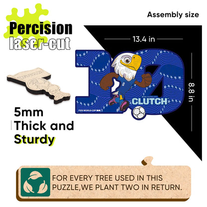 World Cup 2026 Clutch the Bald Eagle, FIFA Jigsaw Puzzle