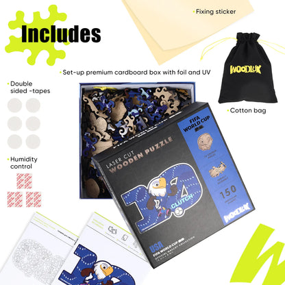 World Cup 2026 Clutch the Bald Eagle, FIFA Jigsaw Puzzle