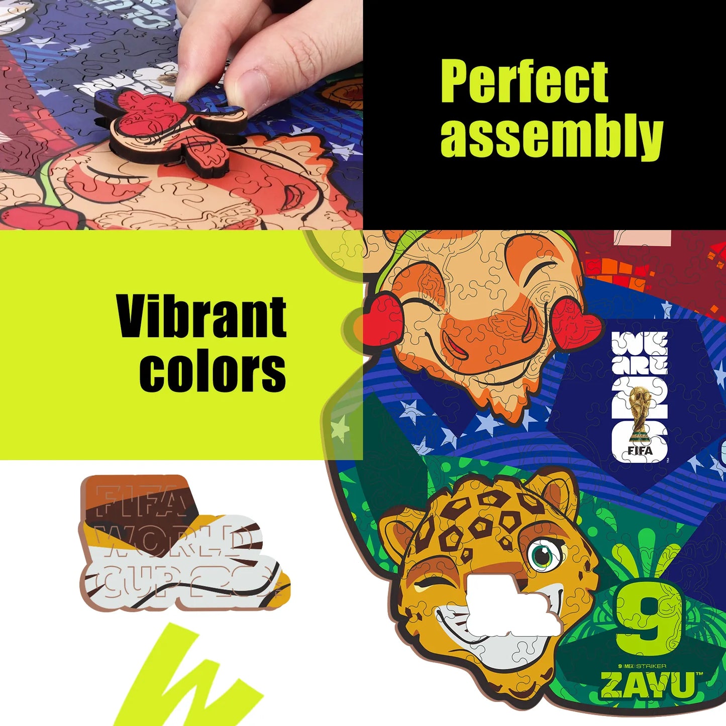 World Cup 2026 Trio of Mascots, FIFA Jigsaw Puzzle