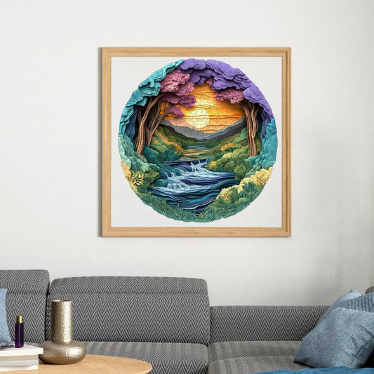 Nature Landscape, Wooden Jigsaw Puzzles