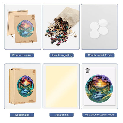 Nature Landscape, Wooden Jigsaw Puzzles