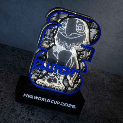 World Cup 2026 Clutch Mascot, FIFA Wooden Art Night Light