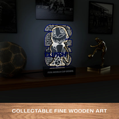 World Cup 2026 Clutch Mascot, FIFA Wooden Art Night Light