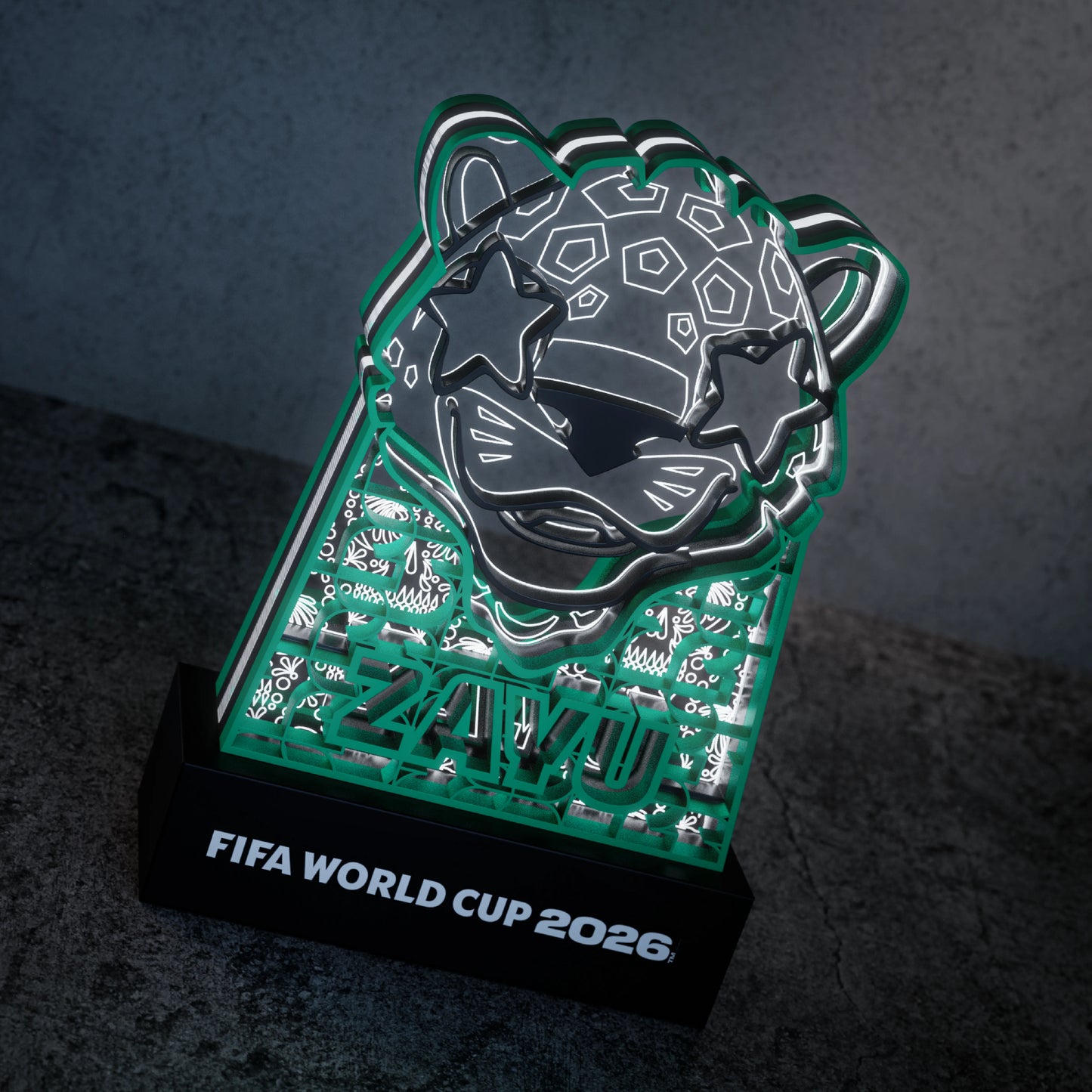 World Cup 2026 Wow Zayu, FIFA Wooden Art Night Light