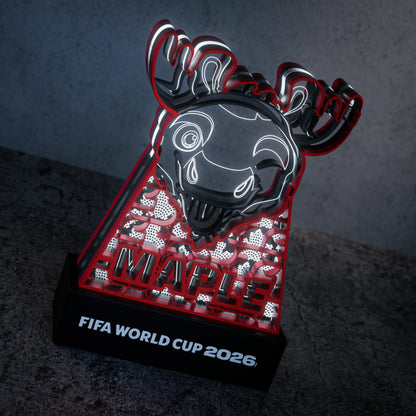 World Cup 2026 Maple the Moose, FIFA Wooden Art Night Light