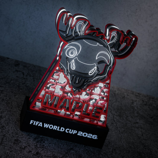 World Cup 2026 Maple the Moose, FIFA Wooden Art Night Light