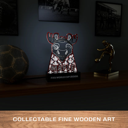 World Cup 2026 Maple the Moose, FIFA Wooden Art Night Light