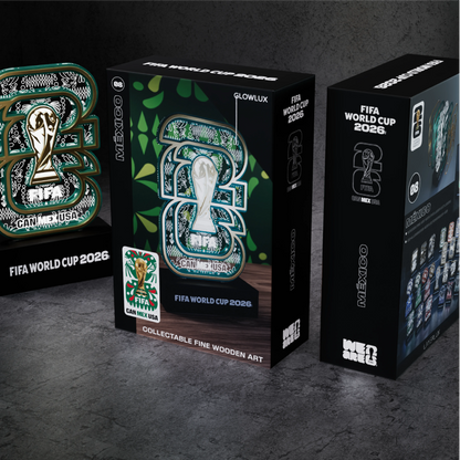 World Cup 2026 Time to Shine, FIFA Wooden Art Night Light