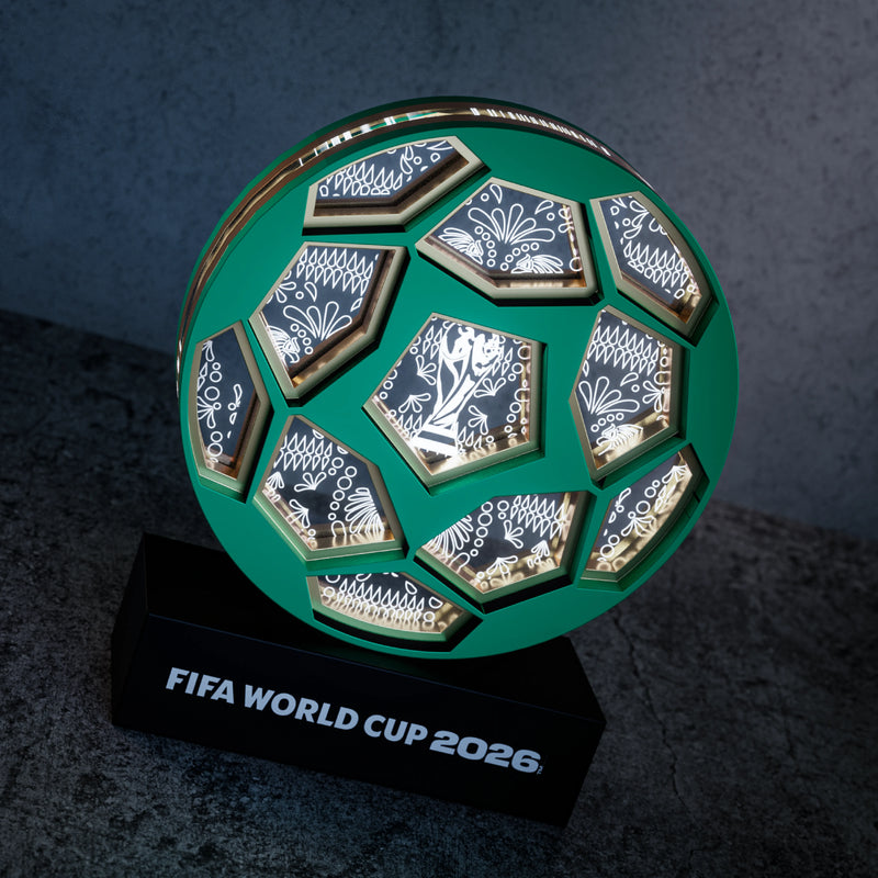World Cup 2026 Mexico Ball, FIFA Wooden Art Night Light