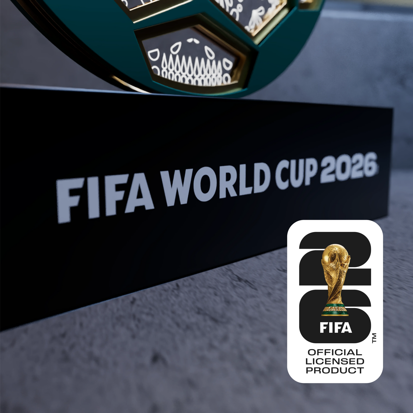 World Cup 2026 Mexico Ball, FIFA Wooden Art Night Light