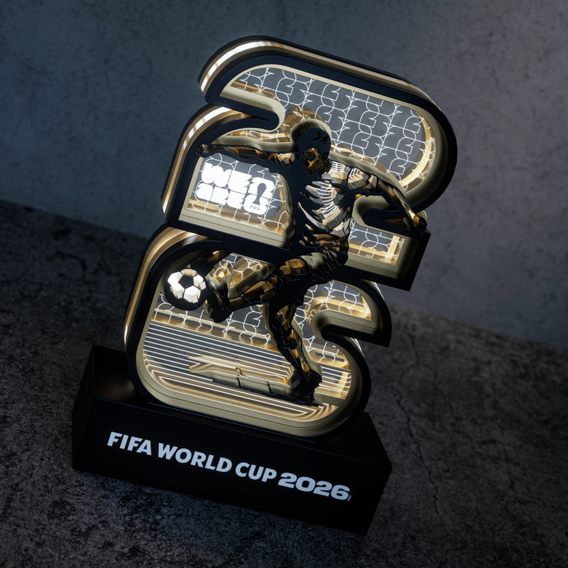 World Cup 2026 Ready to Play, FIFA Wooden Art Night Light