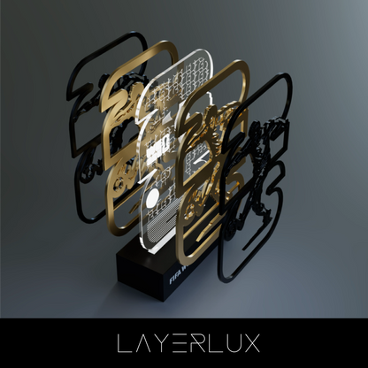 World Cup 2026 Ready to Play, FIFA Wooden Art Night Light