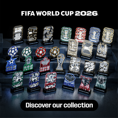 FIFA World Cup 2026 Official Trophy 3D LED Lamp | Layered Wooden Night Light Gift