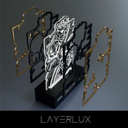 World Cup 2026 We are 26 Mascots, FIFA Wooden Art Night Light