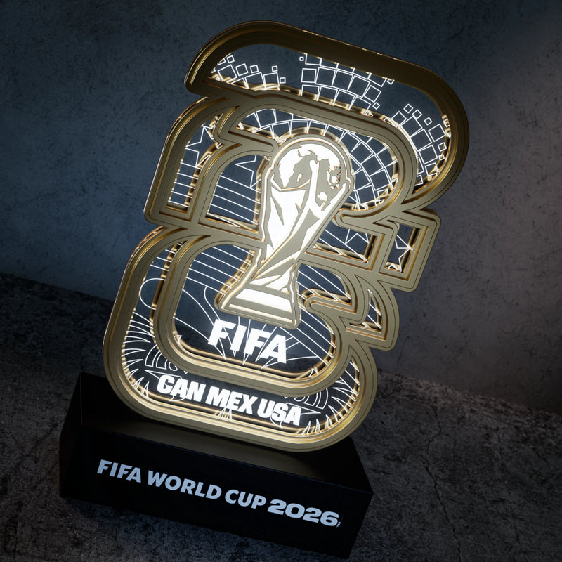 World Cup 2026 We are 26 Trophy, FIFA Wooden Art Night Light