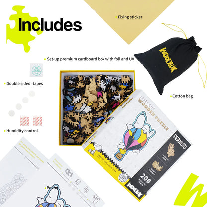 Balloon Ride, Snoopy Jigsaw Puzzles